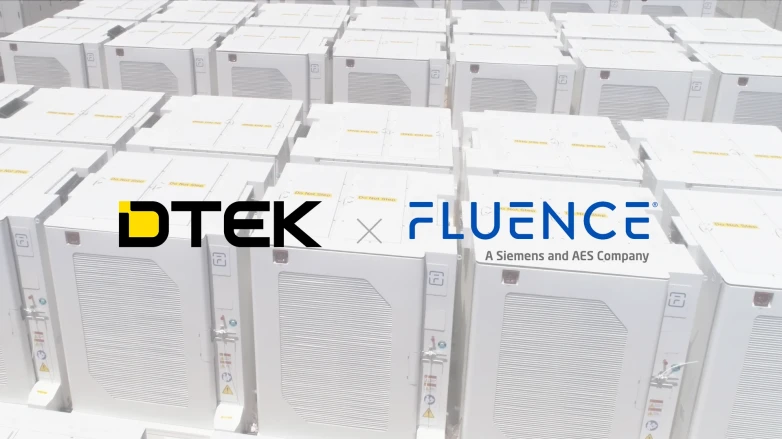 DTEK and Fluence battery storage