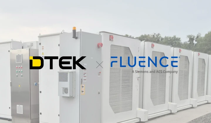 DTEK and Fluence energise the largest battery storage facility in Ukraine with a total capacity of 200 MW