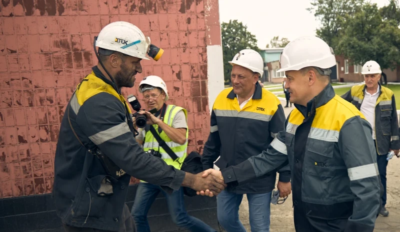 Максим Тімченко відвідав вугільні підприємства компанії неподалік лінії фронту