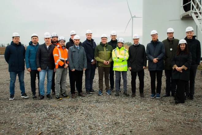 Danish Government visits DTEK’s Tyligulska WPP — soon to be Ukraine’s largest windfarm