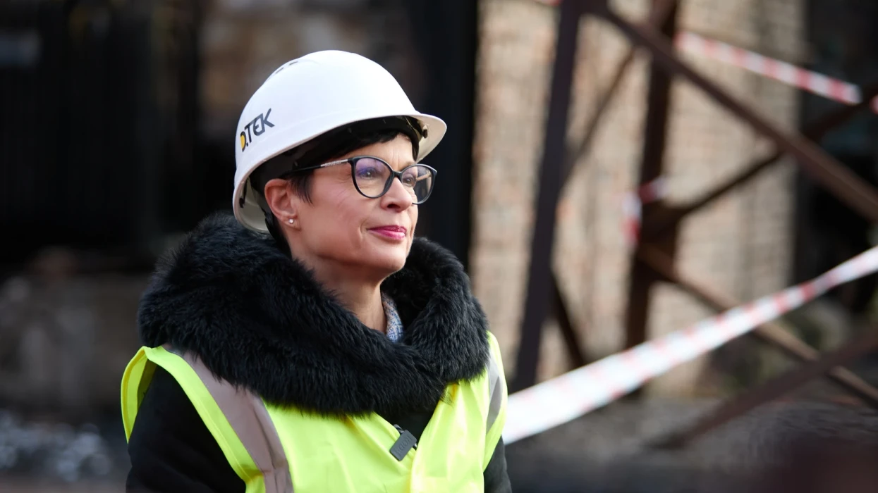 EU Commissioner Marta Kos visits DTEK thermal power plant as attacks against Ukraine’s energy system intensify