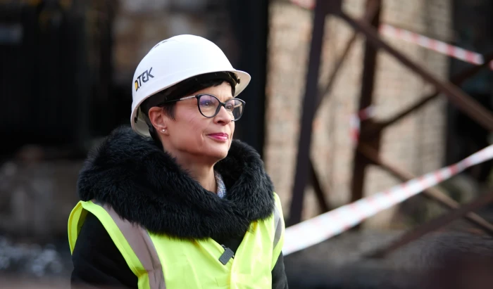 EU Commissioner Marta Kos visits DTEK thermal power plant as attacks against Ukraine’s energy system intensify