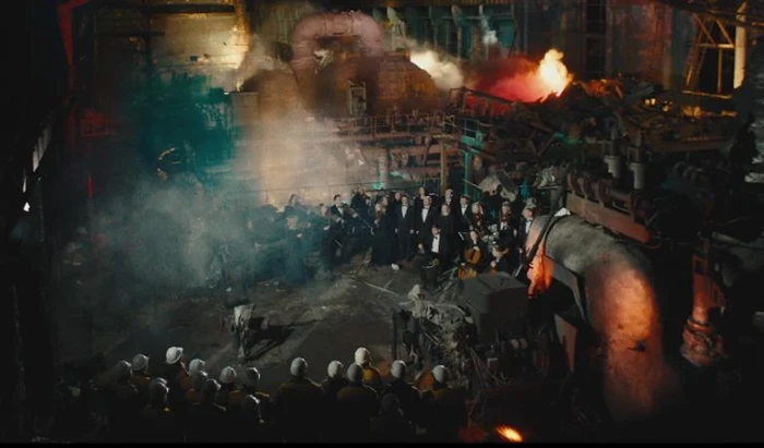 Christmas “Carol of the Bells” Performed at Destroyed Thermal Power Plant