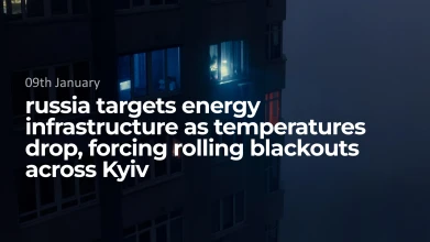 russia targets energy infrastructure as temperatures drop, forcing rolling blackouts across Kyiv