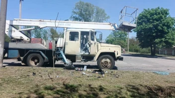 Drone strikes DTEK repair vehicle as crew works to restore power in Dnipropetrovsk region