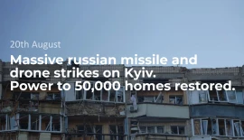 DTEK restores power to 50,000 homes following russian attack