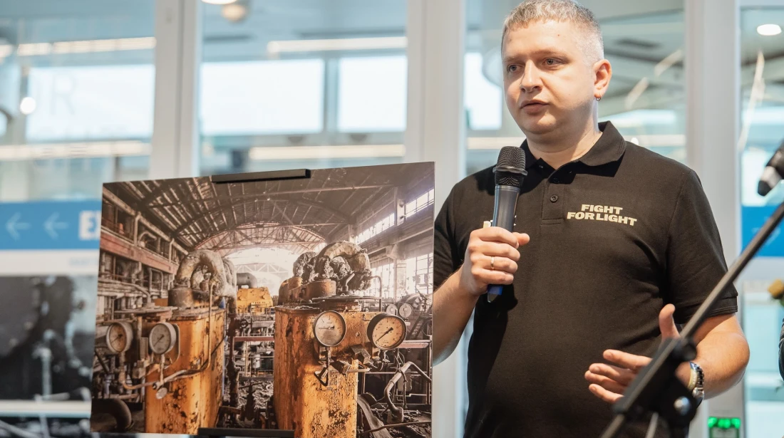 Energy worker Oleg, who was working in one of our power station control rooms when russia missiles struc