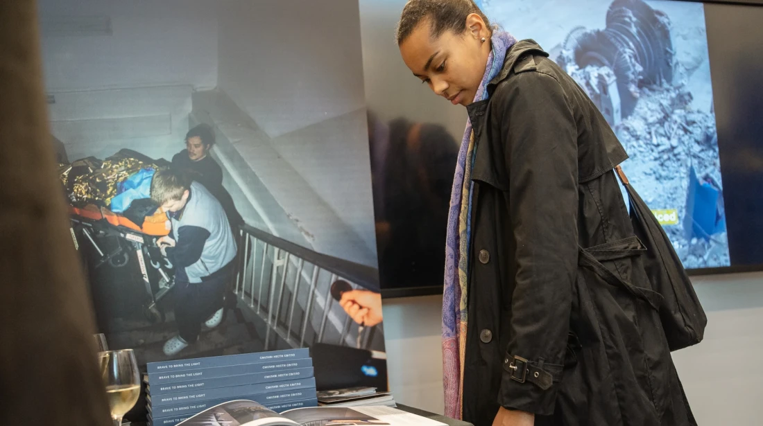 Fight For Light - a new photo exhibition, showcasing the reality of war on Ukraine's energy frontline, in Brussels