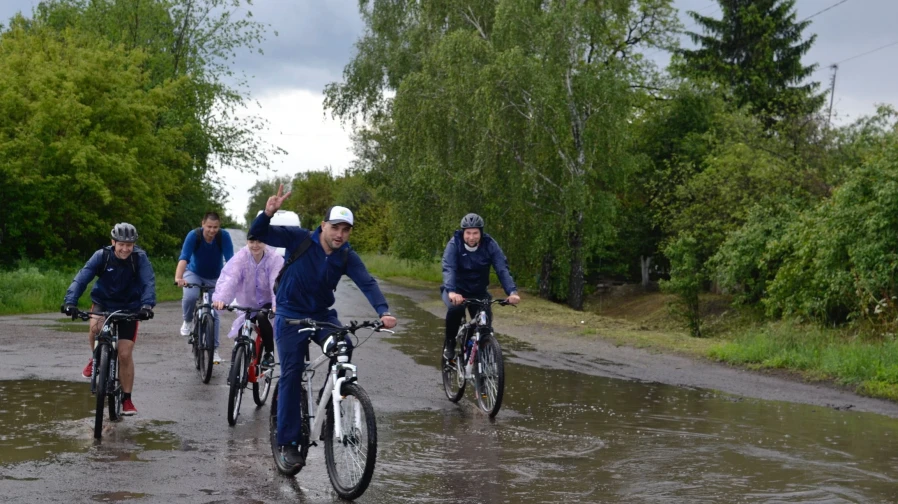 Завдяки шахтарському веломарафону у Добропіллі зібрали кошти для допомоги дитячій лікарні та реабілітаційного центру