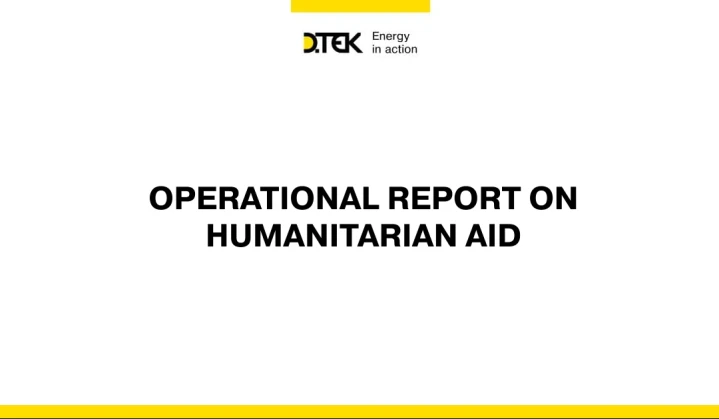Operational Report on Humanitarian AID (UPDATED)