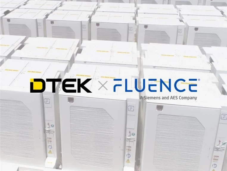 DTEK and Fluence battery storage