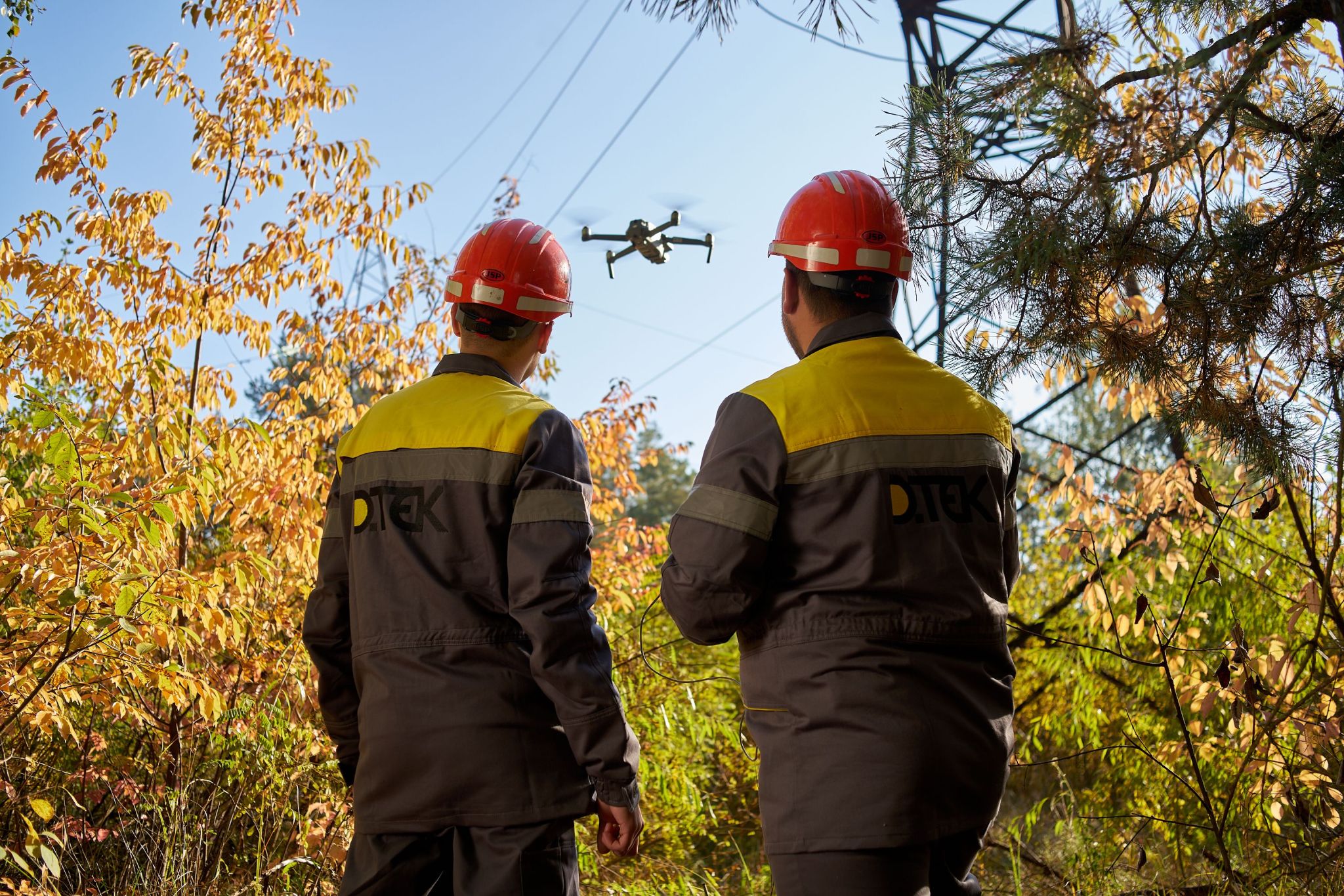 ДТЭК, ЛЭП, дроны