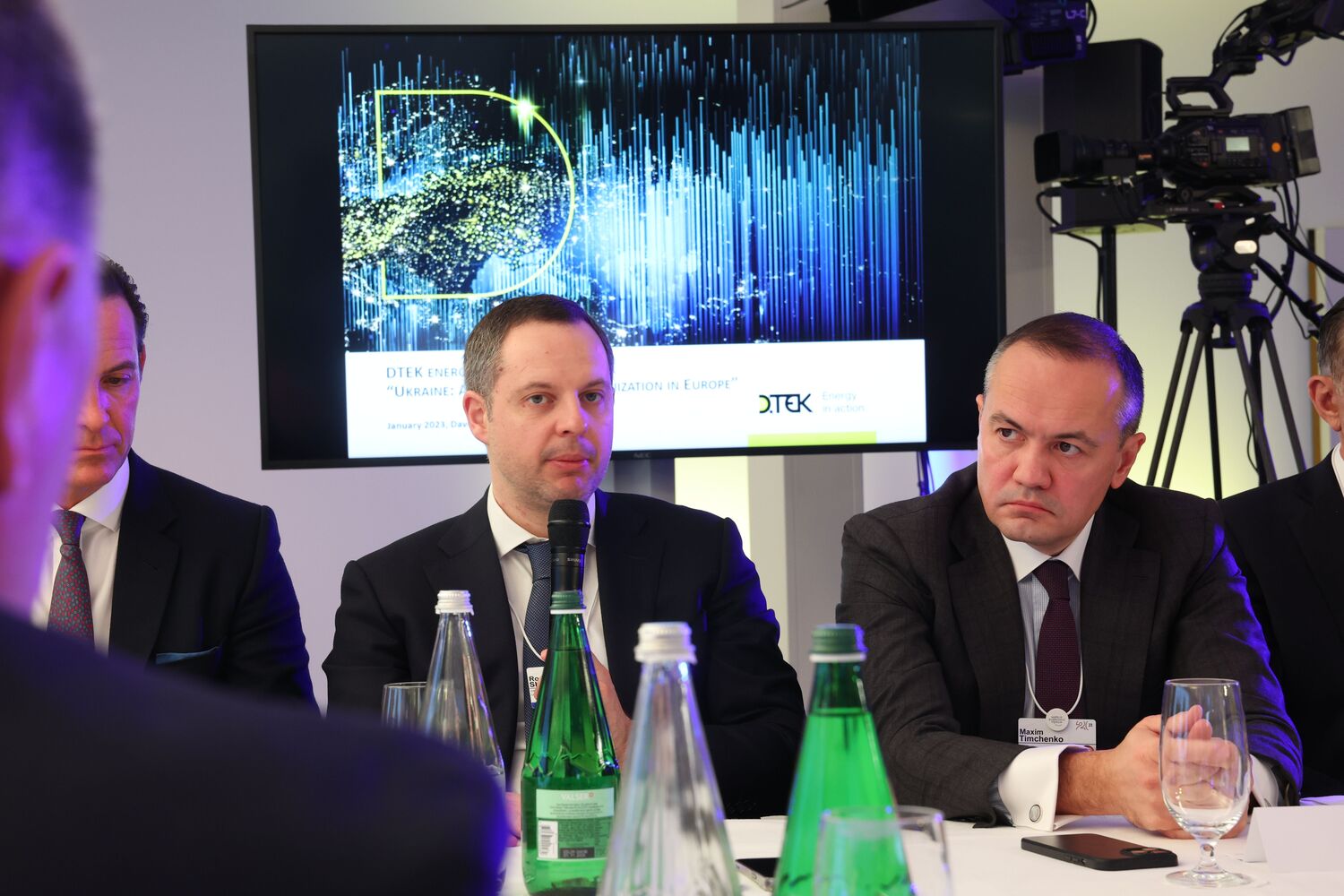 Ukraine needs a strong coalition of international partners to build back greener. Maxim Timchenko at Davos. Picture 5