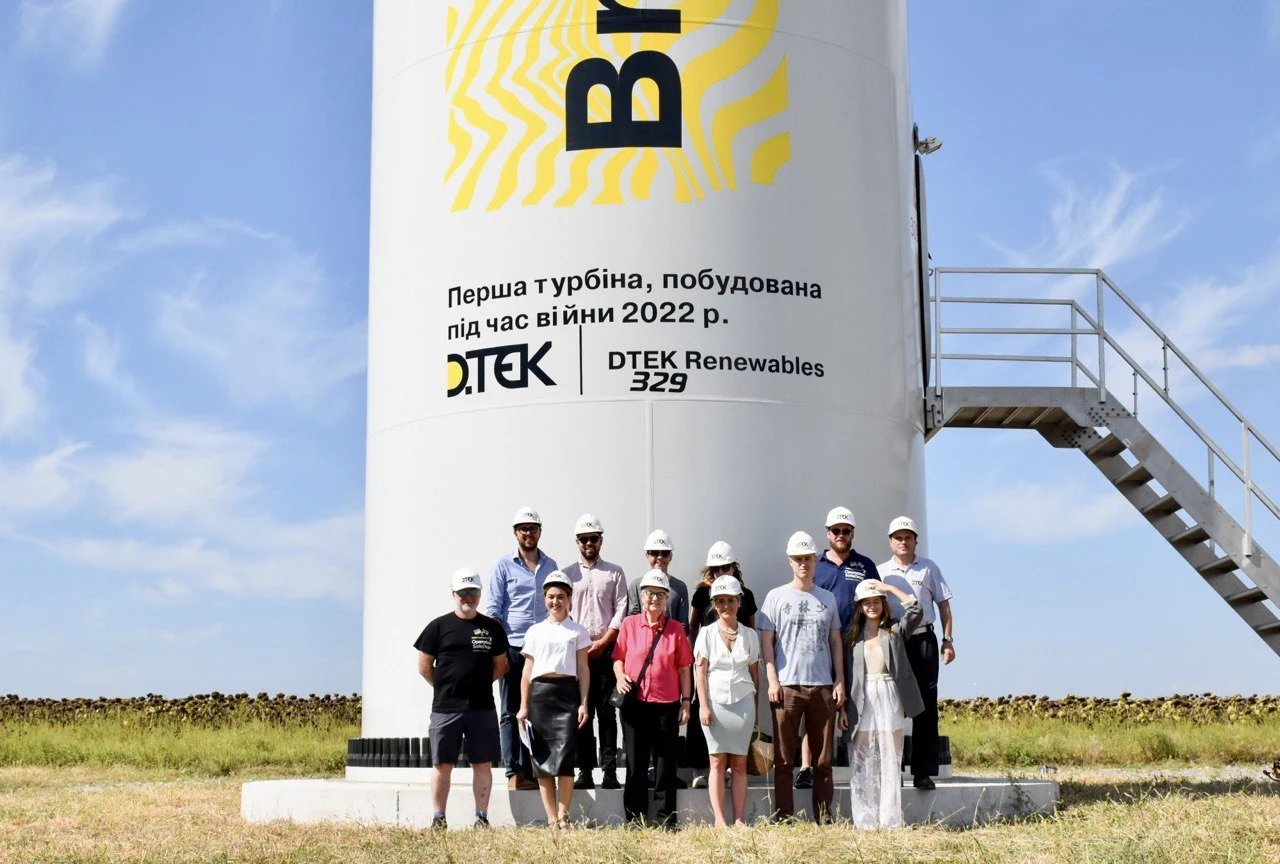 delegation, TEK Tyligulska Wind Power Plant, Mykolaiv Oblast