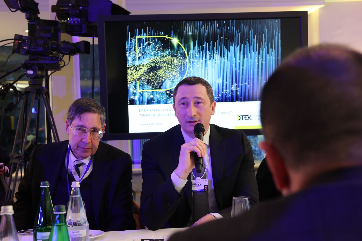 Ukraine needs a strong coalition of international partners to build back greener. Maxim Timchenko at Davos. Picture 4